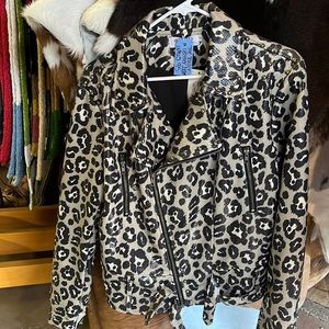 Crazy Train Faux Leather Jacket